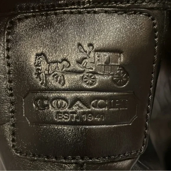 💎 BIKER 💎 COWHIDE LEATHER COACH BOOTS - Picture 9 of 11